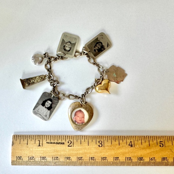 Vintage Charm Bracelet, Locket, Photos - Picture 9 of 11